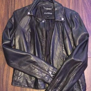 Express faux leather jacket